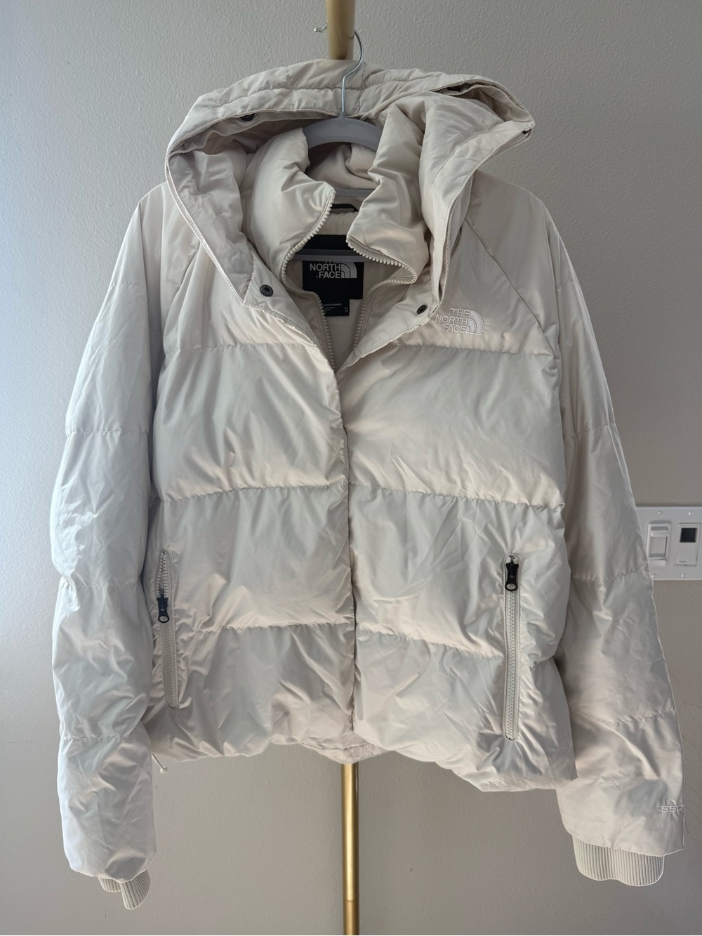 The North Face 550 Down Hooded Puffer Jacket